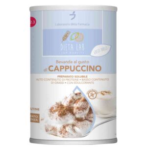 Barattolo da 300 g Dietalab bevanda proteica gusto cappuccino