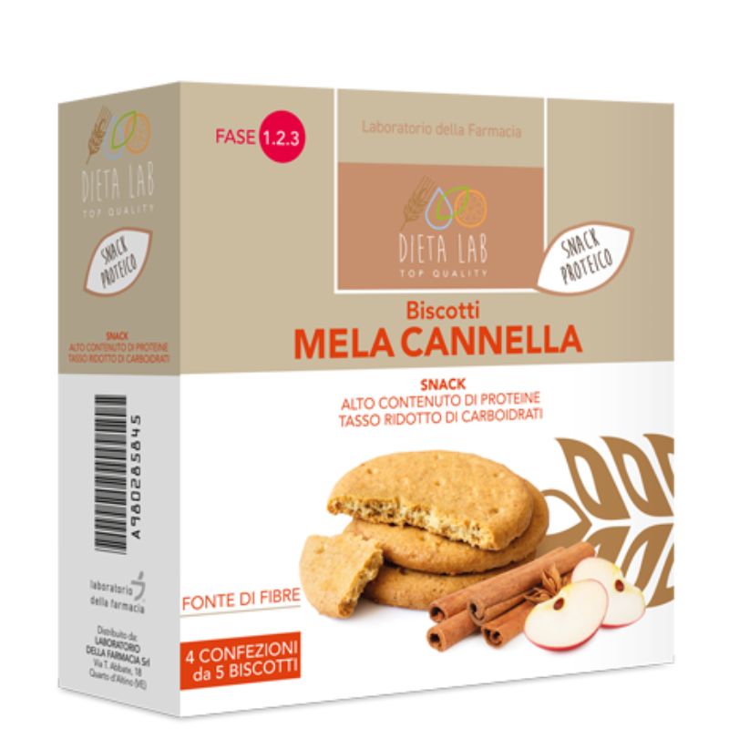 Confezione Dietalab Biscotti Mela Cannella