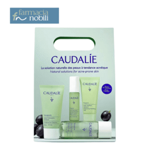 Immagine del cofanetto trattamento anti acne completo Caudalie Vinopure