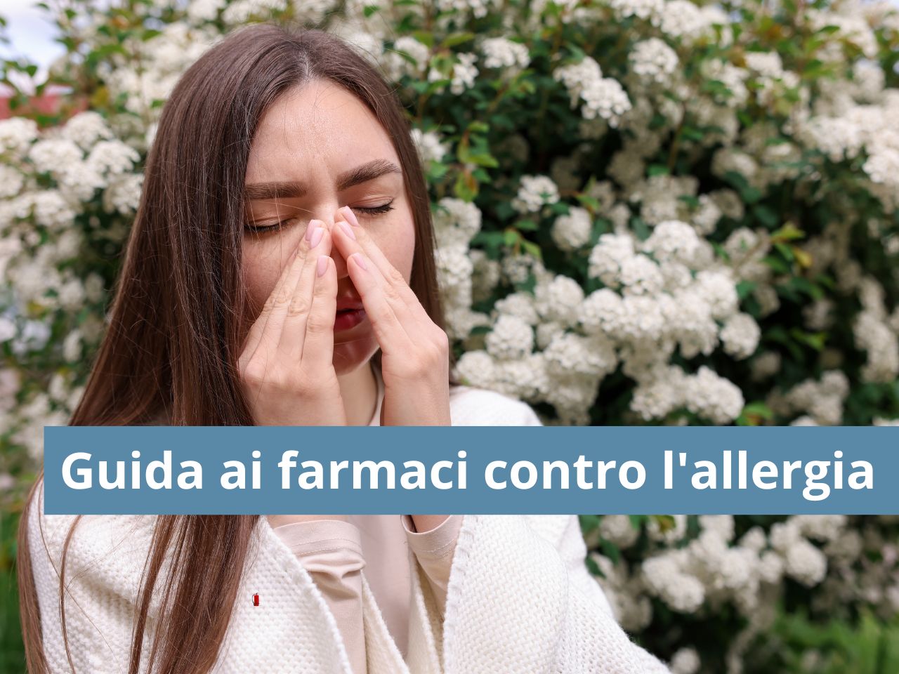 Immagine di ragazza allergica