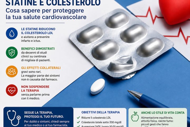 Statine: effetti collaterali, benefici e quando sono davvero necessarie