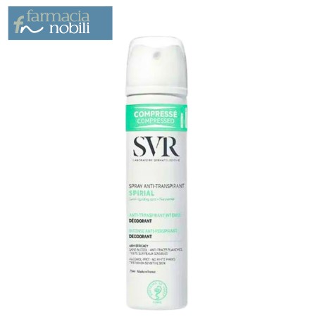 SVR Spirial Spray Anti-Transpirant Deodorante Spray 48h Pelli Sensibili SVR Spirial Spray Anti-Transpirant Deodorante Spray 48h Pelli Sensibili
