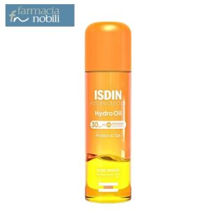 ISDIN Hydro Oil SPF 30 fotoprotettore corpo bifasico abbronzante 200ml - Farmacia Nobili Cavaria con Premezzo