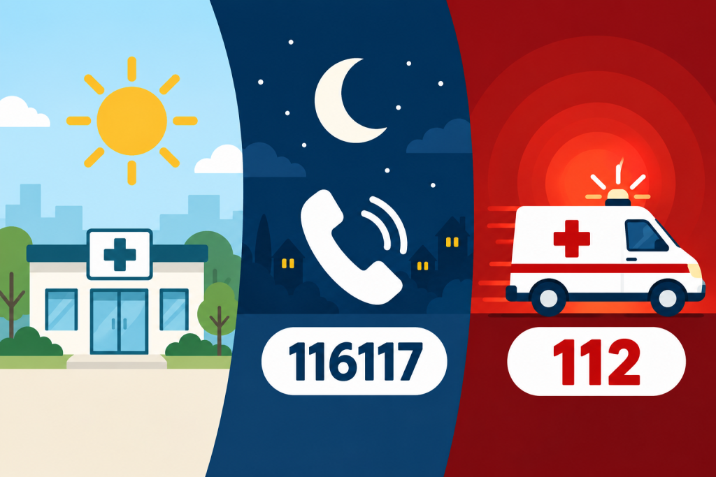 Medico, guardia medica o 112? A chi mi devo rivolgere in caso di emergenza?